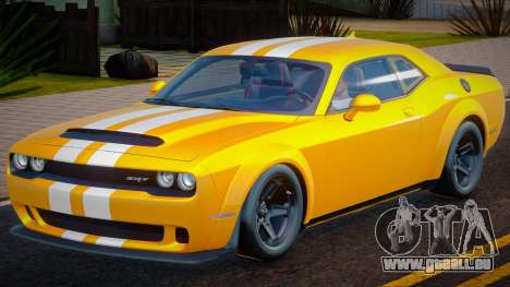 Dodge Challenger Yellow pour GTA San Andreas