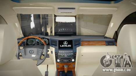 Lexus LX 570 INVADER Black pour GTA San Andreas