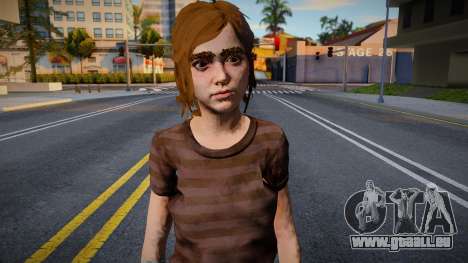 Skin de Ellie del Prologo de The Last of Us 2 pour GTA San Andreas