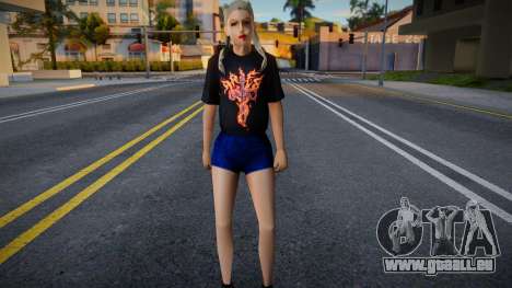 Girl Jeans Short pour GTA San Andreas