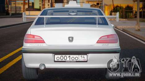 Peugeot 406 Taxi R Plate für GTA San Andreas