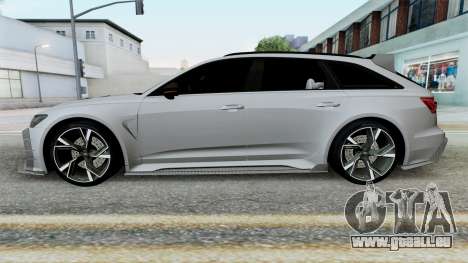 Audi RS 6 Avant (C8) French Gray pour GTA San Andreas