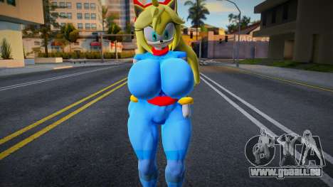 Star The Hedgehog Thicc für GTA San Andreas