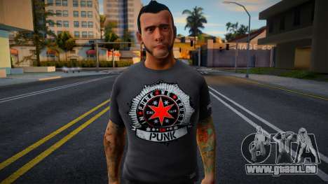 CM Punk Skin (2013) v3 pour GTA San Andreas
