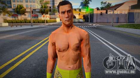 Alberto Del Rio Dark Yellow Attire pour GTA San Andreas