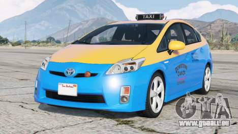 Toyota Prius Taxi (ZVW30) Vivid Cerulean