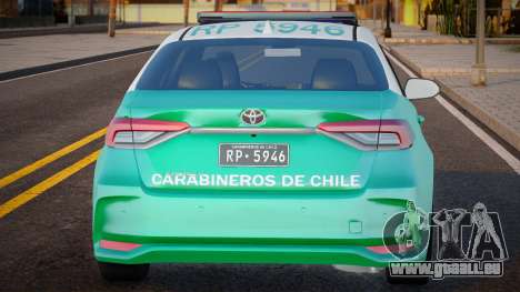 Toyota Corolla Carabineros De Chile pour GTA San Andreas