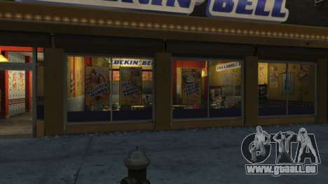 Real Cluckin Bell Interior In Northwood TBoGT pour GTA 4