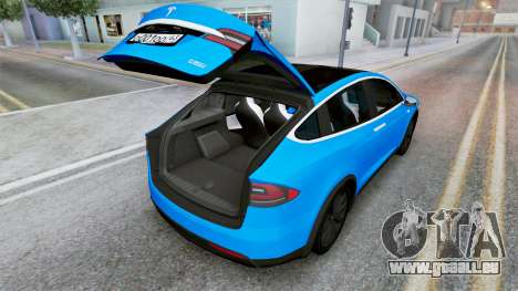 Tesla Model X P90D 2016 pour GTA San Andreas