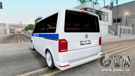 Volkswagen Multivan Police (T6) für GTA San Andreas