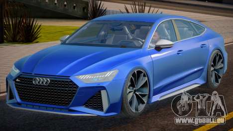 Audi RS7 Blu für GTA San Andreas