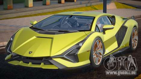 Lamborghini Sian Yellow für GTA San Andreas