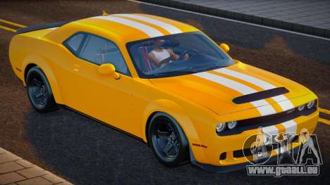 Dodge Challenger Yellow für GTA San Andreas