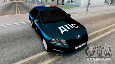 Skoda Octavia Police Black für GTA San Andreas