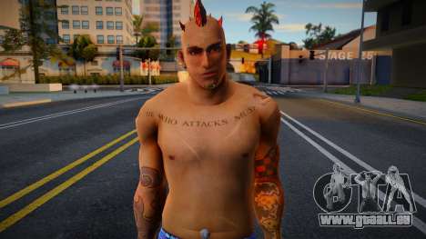 HD Mad Punk Player pour GTA San Andreas