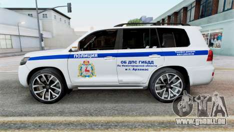 Toyota Land Cruiser 200 Police pour GTA San Andreas