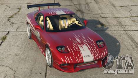 Mazda RX-7 Brick Red