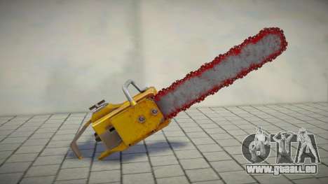 Chainsaw DR. salvador with blood - Resident Evil pour GTA San Andreas