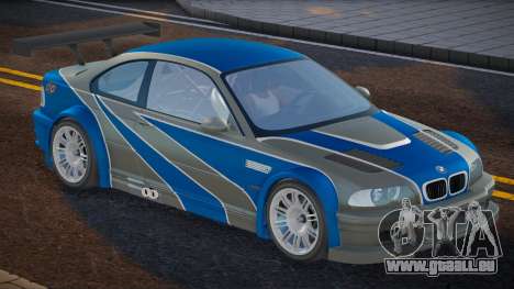 BMW M3 GTR E46 NFS MW pour GTA San Andreas