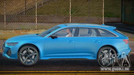 Audi RS6 Blue für GTA San Andreas