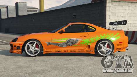 Toyota Supra Sea Buckthorn