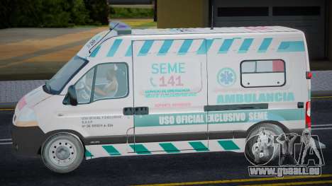 Renault Master Seme Ambulancia Paraguay V2 pour GTA San Andreas
