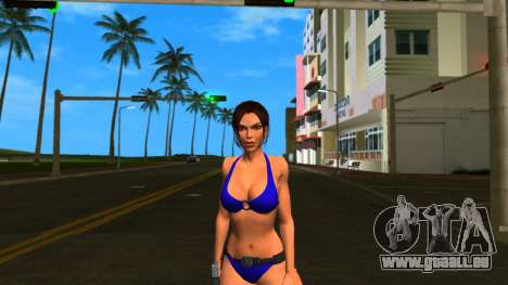 Lara Croft Blue Bikini pour GTA Vice City