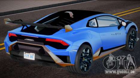 Lamborghini Huracan STO 2021 Blue pour GTA San Andreas