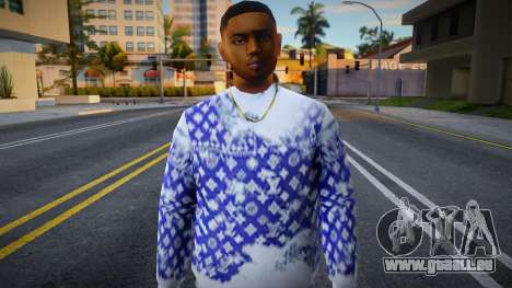 Skin white outfit man pour GTA San Andreas