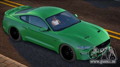 Ford Mustang GT Green für GTA San Andreas