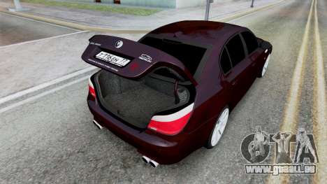 BMW M5 (E60) Blackcurrant pour GTA San Andreas