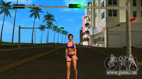 Lara Croft Blue Bikini pour GTA Vice City