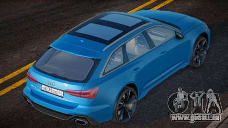 Audi RS6 Blue für GTA San Andreas