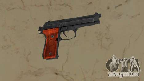 Beretta Black with wood grips pour GTA Vice City