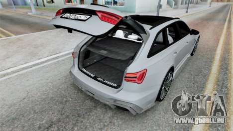 Audi RS 6 Avant (C8) French Gray pour GTA San Andreas