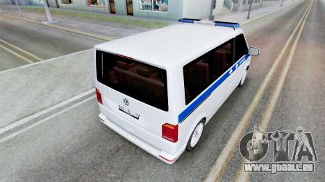 Volkswagen Multivan Police (T6) pour GTA San Andreas