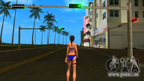 Lara Croft Blue Bikini pour GTA Vice City