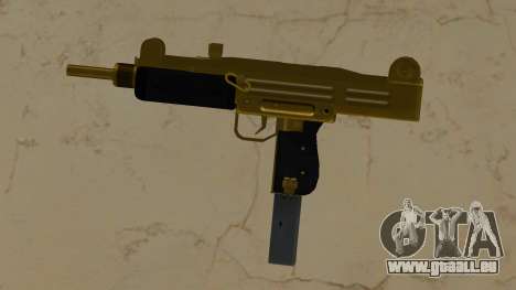 Gold SMG (Uzi) from GTA IV TBoGT pour GTA Vice City