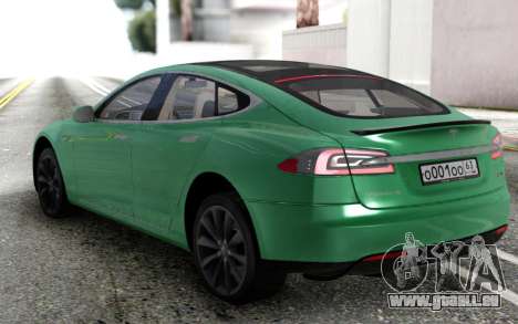 Tesla Model S Green pour GTA San Andreas