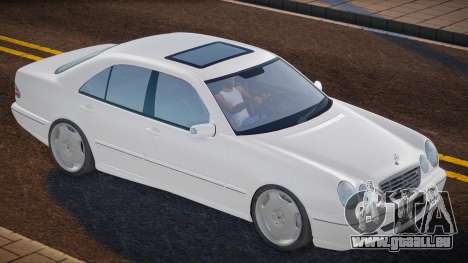 Mercedes-Benz E55 AMG (W210) White pour GTA San Andreas