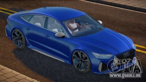 Audi RS7 Blu für GTA San Andreas