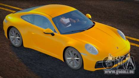 Porsche 911 Carrera S Yellow pour GTA San Andreas
