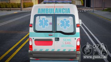 Renault Master Seme Ambulancia Paraguay V2 für GTA San Andreas