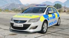 Vauxhall Astra Sports Tourer Metropolitan Police 2012 pour GTA 5