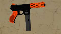 GTA V Vom Feuer Machine Pistol Orange Long für GTA Vice City