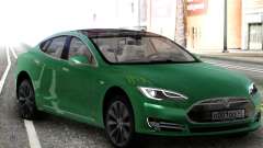 Tesla Model S Green