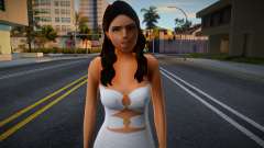 Girl White Dress für GTA San Andreas