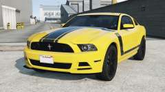 Ford Mustang Boss 302 2013 Ripe Lemon pour GTA 5