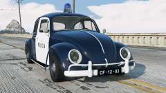 Volkswagen Beetle Policia 1962 pour GTA 5