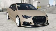 Audi RS 3 Sedan (8V) Rodeo Dust pour GTA 5